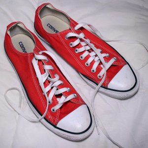 Converse All Star Classic Red Low Top Sneakers